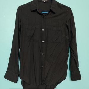 Black rayon blouse